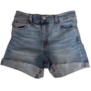 Levi's Denizen Vintage High Rise Denim Jean Shorts